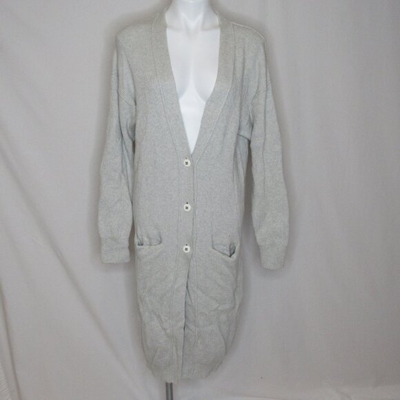 Free People RUN TO YOUR DUSTER Gray Cardigan Sweater Women's S Small - Picture 1 of 8